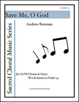 Save Me, O God SATB choral sheet music cover